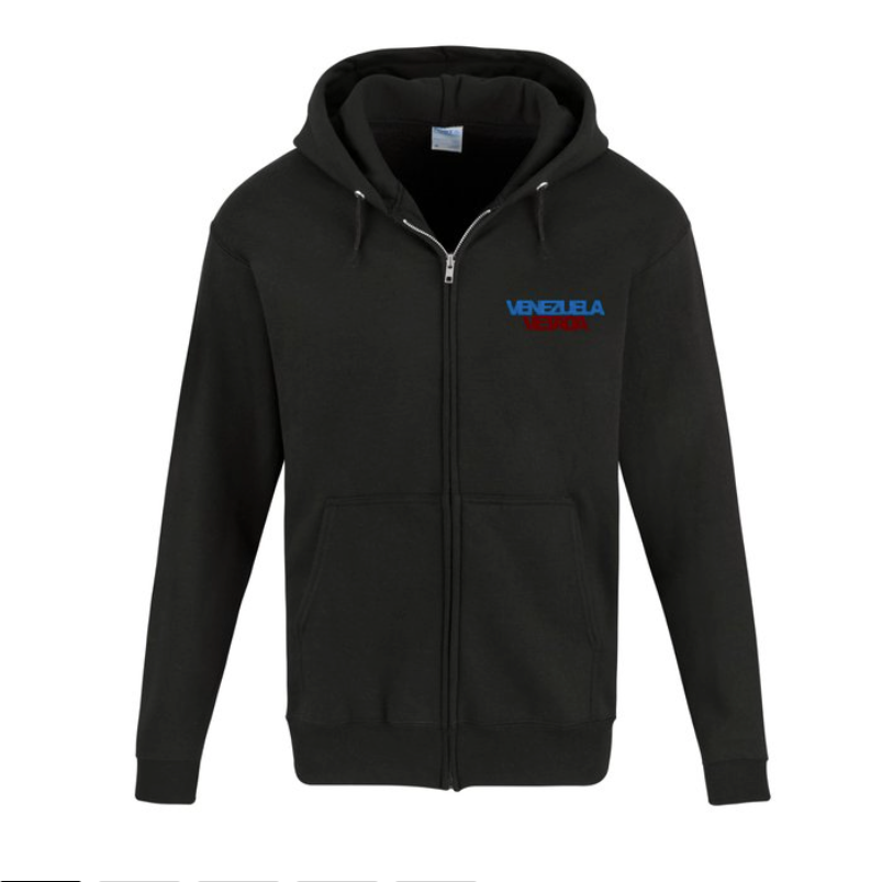 Sudadera Venezuela Vetada con Capucha y Cierre Completo de Forro Polar Port & Company® Tall Essential