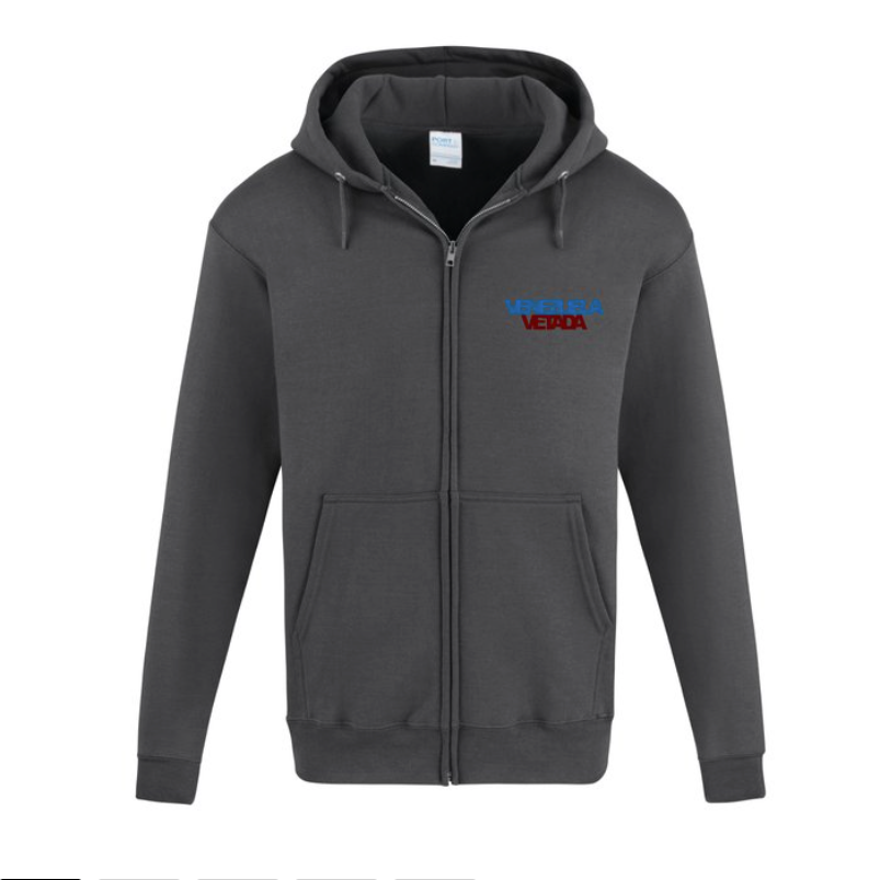 Sudadera Venezuela Vetada con Capucha y Cierre Completo de Forro Polar Port & Company® Tall Essential