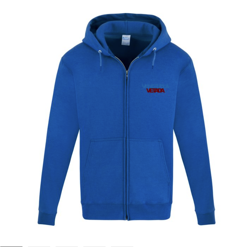 Sudadera Venezuela Vetada con Capucha y Cierre Completo de Forro Polar Port & Company® Tall Essential