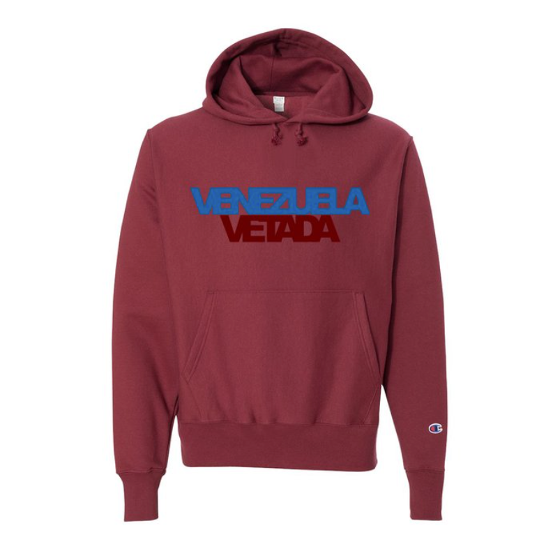 Suéter Sudadera Venezuela Vetada con Capucha Champion® Reverse Weave